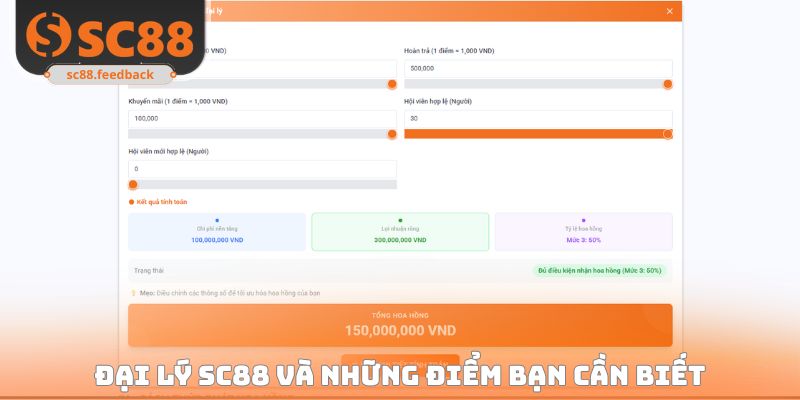 Đại Lý SC88 - Trở Thành Đối Tác Nhận Hoa Hồng Đến 60%