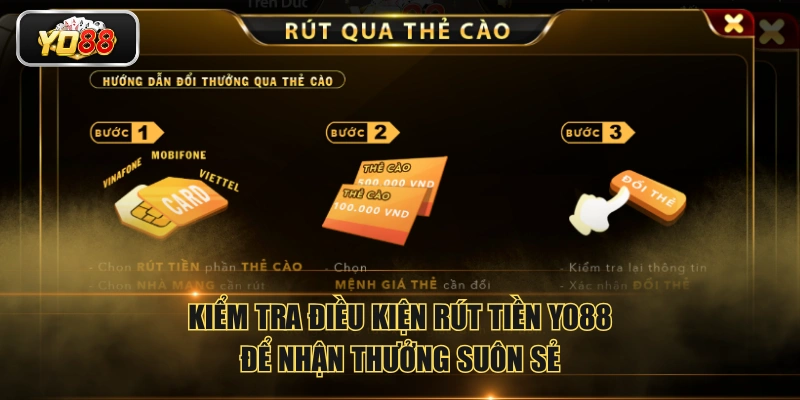 Hướng Dẫn Rút Tiền YO88 Theo Quy Trình 4 Bước Chuẩn Xác