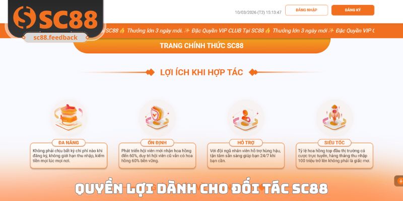 Đại Lý SC88 - Trở Thành Đối Tác Nhận Hoa Hồng Đến 60%